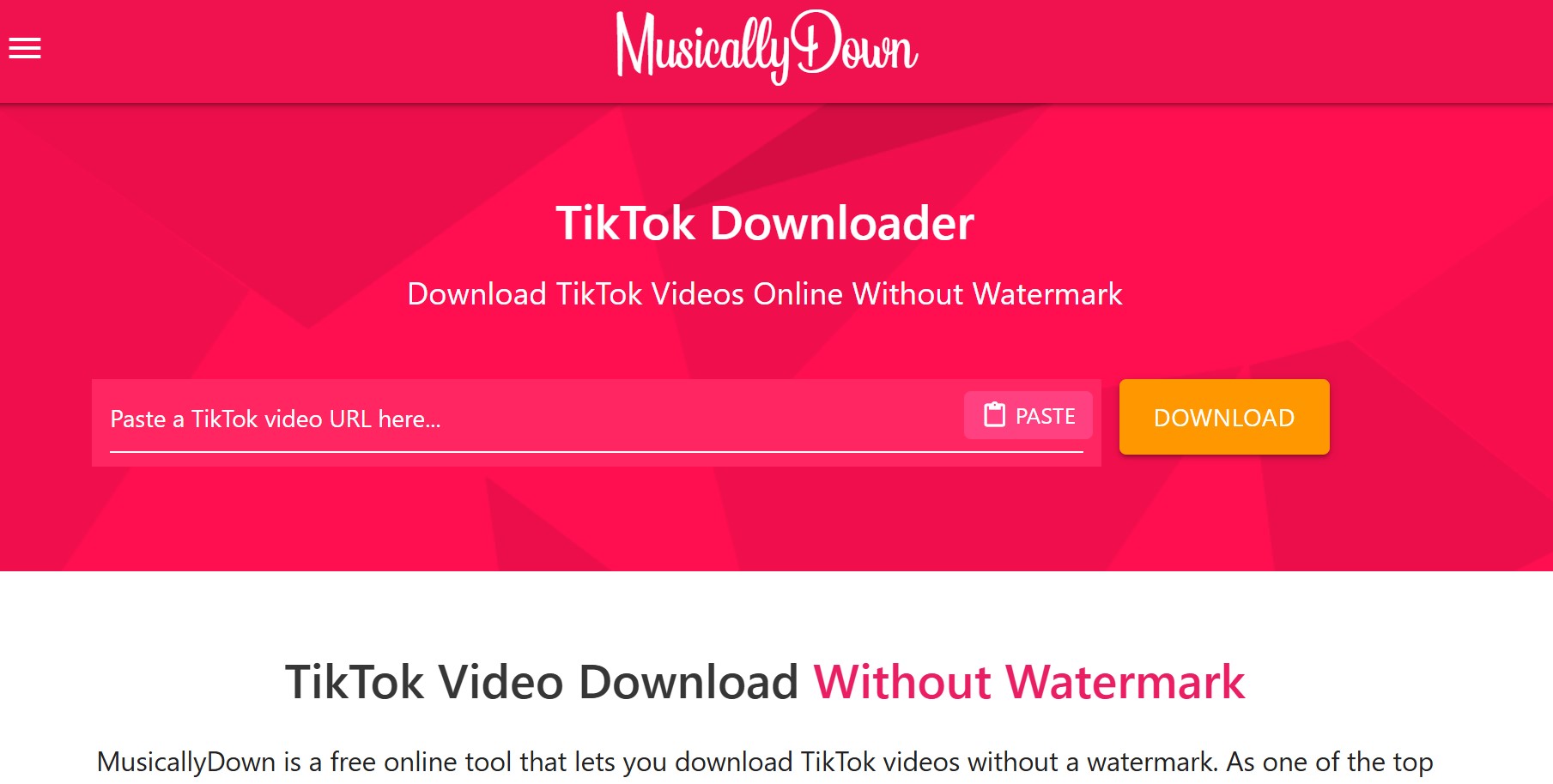 musicallydown-tiktok-video-downloader