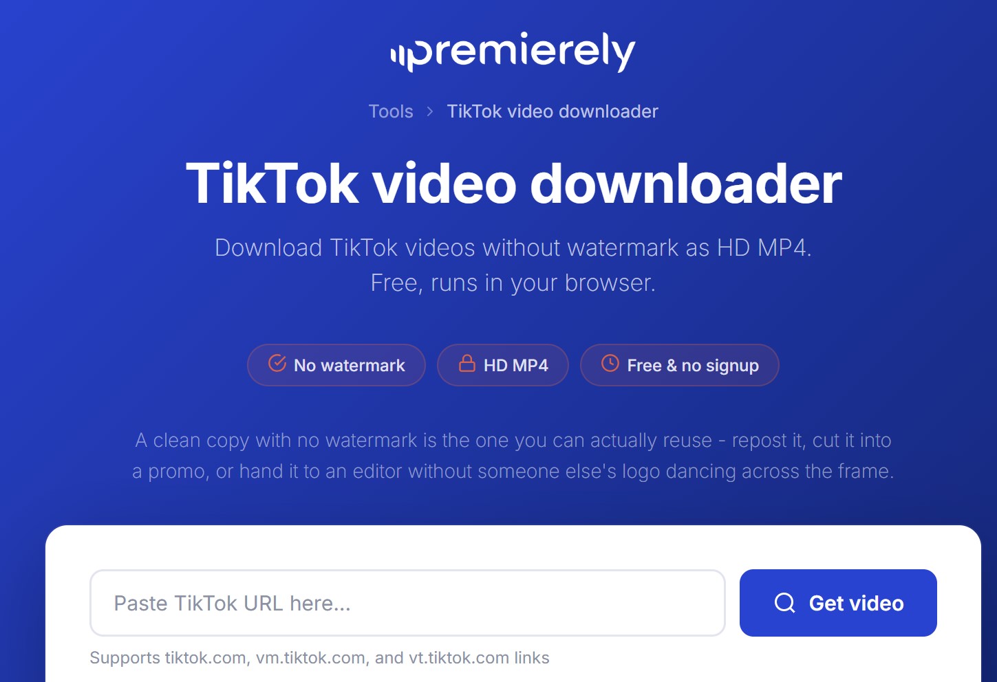 premierely-tiktok-video-downloader